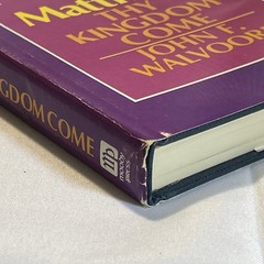 Matthew: Thy Kingdom Come (1974) ~ John F. Walvoord ~ Hardcover