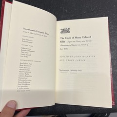 THE CLOTH OF MANY COLORED SILKS: PAPERS ON HISTORY By John Hunwick & Nancy 1996