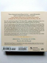 New York Burning by Jill Lepore, Audiobook on 6 CDs, New, Sealed