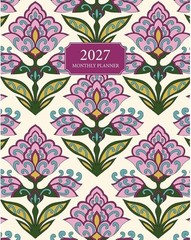 Tulip Flowers 2027 7.5 X 9.5 Booklet Monthly Planner by Willow Creek Press