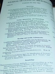 Journal of Clinical Microbiology Vol.18, No 1. July 1983 Epidemiology Immunology