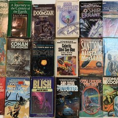 Lot of 21x Vintage Sci-Fi Books 1950s 60s 70s 80s Science Fiction Space Aliens