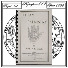 1895 Indian palmistry 61 Pages