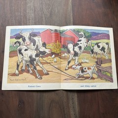 Vintage Linenette Books Animal Friends lot of 4 Sam’l Gabriel Sons & Co. 1941