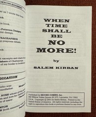 When Time Shall Be No More Salem Kirban