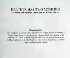 Heather Has Two Mommies Leslie Newman 1989 1st Edition SIGNED LGTBQ