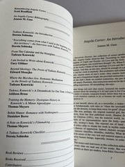 ANGELA CARTER, Tadeusz Konwicki ~ Special Issue ~ Review of Contemporary Fiction