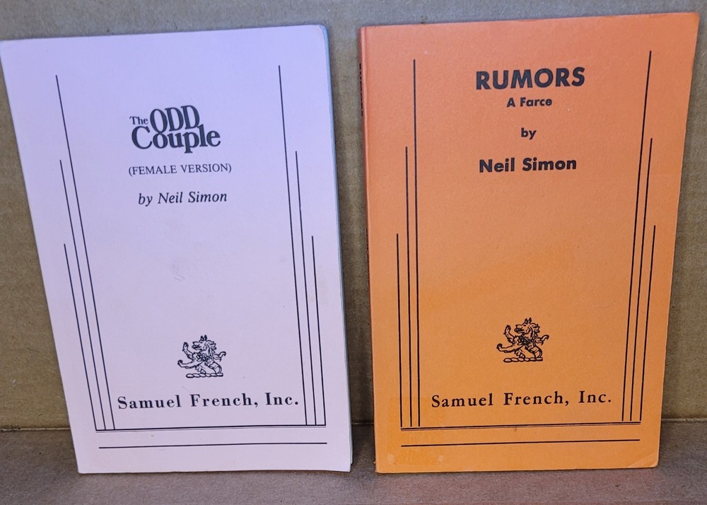 The Odd Couple & Rumors Screenplays by Neil Simon, Paperback, Samuel French, Inc