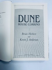 Dune Machine Crusade Lot 2 House Corrino Brian Herbert Epic Novel Set