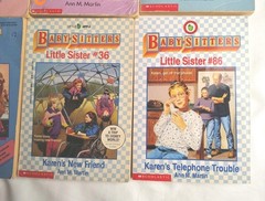 Vintage Babysitter Club Paperback Books Lot Of 13 Ann Martin Apple Fiction