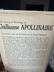 GUILLAUME APOLLINAIRE Selected Writings PB 3rd Print Roger Shattuck