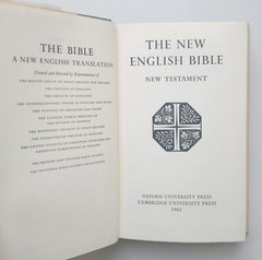 New English Bible – New Testament – HC, 1961 – First Edition – Like New