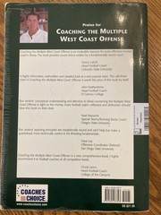 Coaching the Multiple West Coast Offense by Ron Jenkins