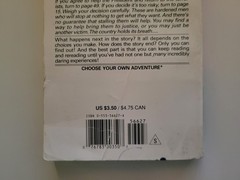 1996 HOSTAGE ! CHOOSE YOUR OWN ADVENTURE #168 EDWARD PACKARD PAPERBACK RARE VTG