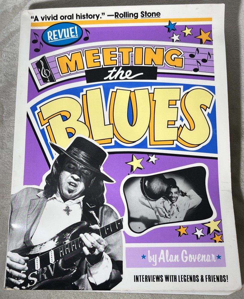 Meeting The Blues Alan Govenar Paperback Book 1988 Taylor