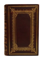 1863 WA Hill, Poetical Works of Thomas Campbell, Full Leather Fine Binding