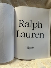 Ralph Lauren by Ralph Lauren Book Hardcover w/cover 482pg 1st edition 2011 HC DJ