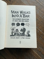 Man Walks Into a Bar Stephen Arnott Mike Haskins Ebury Press Paperback Humor
