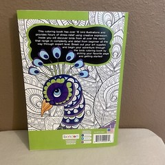 Bendon Adult Coloring Book Coloring Birds 14 Tear and Share Pages NEW