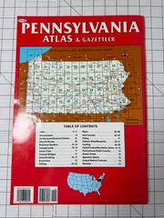Pennsylvania Atlas & Gazetteer DeLorme Topographic Maps Back Roads Recreation PB