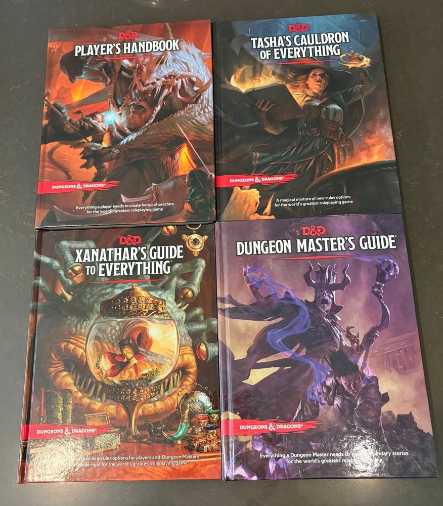 Dungeons & Dragons 4 Book Lot – 2014-2020 Please See List in Description