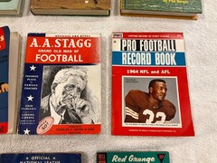 Vintage Football Books & Record Guides Lot – 11 Mid-Century Titles (1930s-1960s)