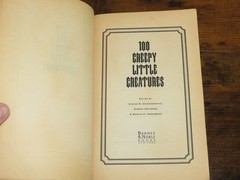 100 Creepy Little Creature Stories Barnes&Noble 1994 Halloween Sleepover Scary