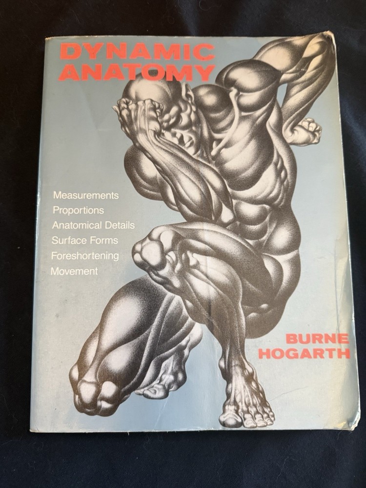 Watson-Guptill Dynamic Anatomy by Burne Hogarth Paperback Illustrated Drawing