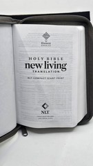 NLT Compact Giant Print Zipper Bible, Filament Edition – Like New