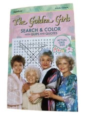 The Golden Girls (25) Word Search, Quips, Quotes and Coloring Book 🆕🆓 Shipping