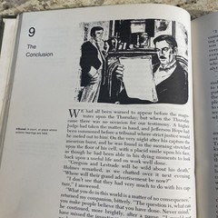 Vintage 1968 Casebook of Sherlock Holmes By A. Conan Doyle (Illustrated, HC)