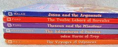 Ancient Myths LOT 6 HC Books ~ Troy Perseus Odysseus Theseus Hercules Homeschool