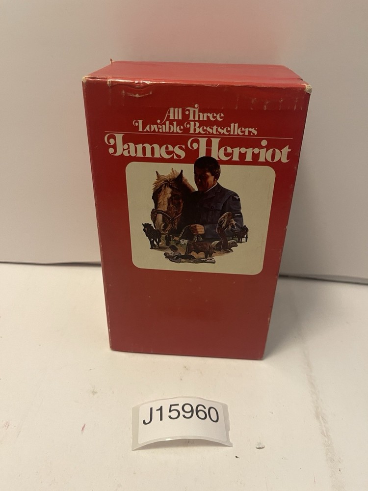James Herriot Box Set of 3 Lovable Bestsellers All Creatures Series PB 1970’S