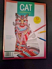 Cat Coloring -32 Spring-Inspired Designs-Relaxing & Inspirational Adult Coloring