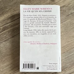 Ellen Marie Wiseman La vie qu’on m’a choisie Paperback Fiction French Pocket
