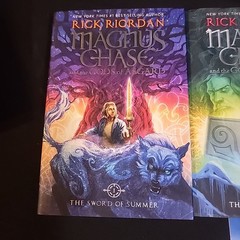 Magnus Chase and the Gods of Asgard 1-3 Book Collection Set Lot Rick Riordan HC