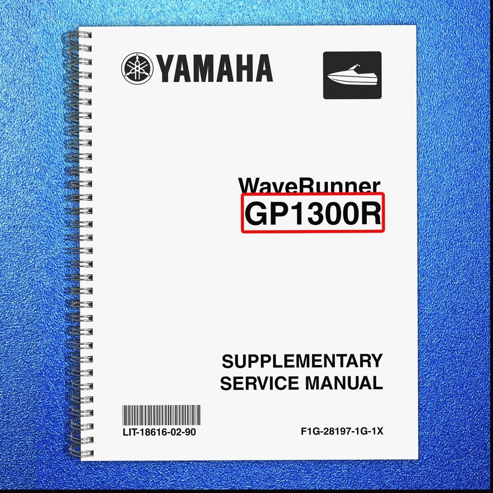 YAMAHA WaveRunner GP1300R Supplementary Service Manual , BOUND, COVERS, FOLDOUTS
