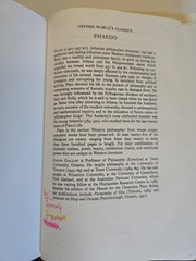 Phaedo by David Gallop and Plato (2009, Uk-Trade Paper)