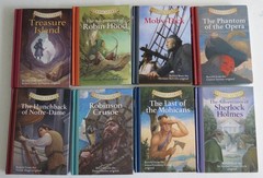 LOT OF 38 DIFFERENT CLASSIC STARTS HARDCOVER BOOKS CHILDREN NOVELS HOME SCHOOL