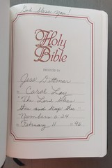 Holy Bible Premium Bonded Leather B&H KJV Giant Print Edition Red Letter 1982 VG