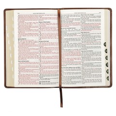 Medium Brown KJV Deluxe Bible with Thumb Index BRAND NEW in Shrink Wrap!!!