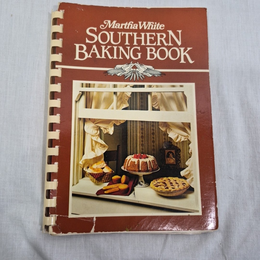 Martha White Southern Baking Book, Spiral Bound , Vintage 1983, 6″ X 8.5″