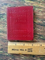 Antique Red Little Leather Small Book Will Of The Mill Stevenson Classic NY