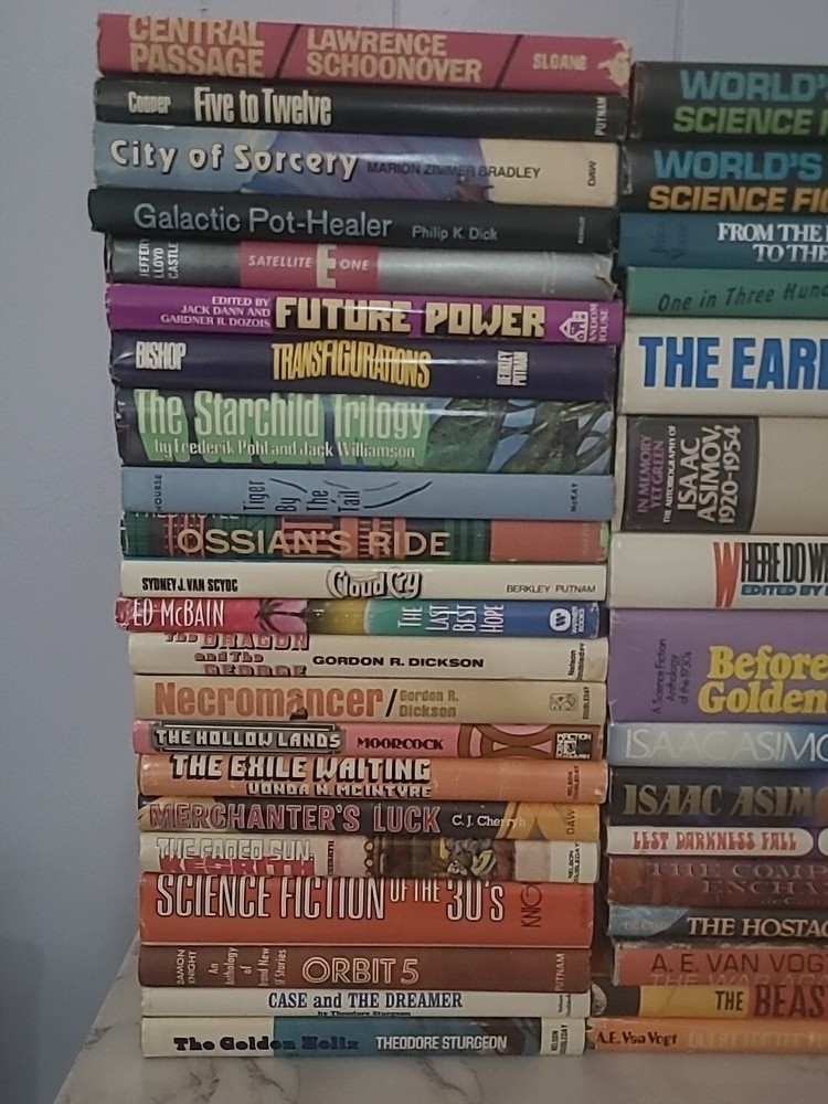 Science Fiction Hardcover Lot Free Ship, BCE HC DJ Lot Of 3*** Requests Allowed