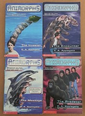 Animorphs PB lot of 9 #1,3-7,12,13,17 KA Applegate Invasion, Underground Change
