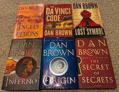 Robert Langdon – Complete 6-Book Hardcover Series Set – Dan Brown – RARE!