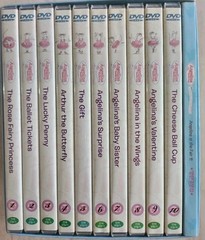 Lot 10 Angelina Ballerina Story DVD Collection Box Set Angelina at the Fair Ep
