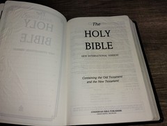 NIV Thinline Bible New International Version 1996 Zondervan Bonded Leather Bound