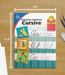 Beginning Traditional Cursive Handwriting Workbook for Kids Handwriting Pract…