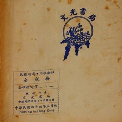 Vintage 金瓶梅 Jin Ping Mei The Golden Lotus Chinese Erotic Paperback Novel